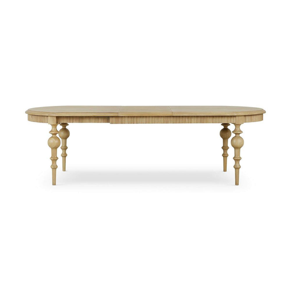 Bramble Kraton Butterfly Oval Extension Dining Table 80- 102" in Fruitwood-Bramble-Blue Hand Home