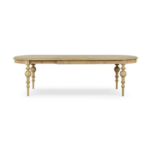 Bramble Kraton Butterfly Oval Extension Dining Table 80- 102" in Fruitwood-Bramble-Blue Hand Home