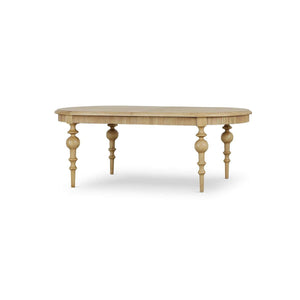 Bramble Kraton Butterfly Oval Extension Dining Table 80- 102" in Fruitwood-Bramble-Blue Hand Home