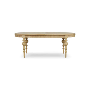 Bramble Kraton Butterfly Oval Extension Dining Table 80- 102" in Fruitwood-Bramble-Blue Hand Home