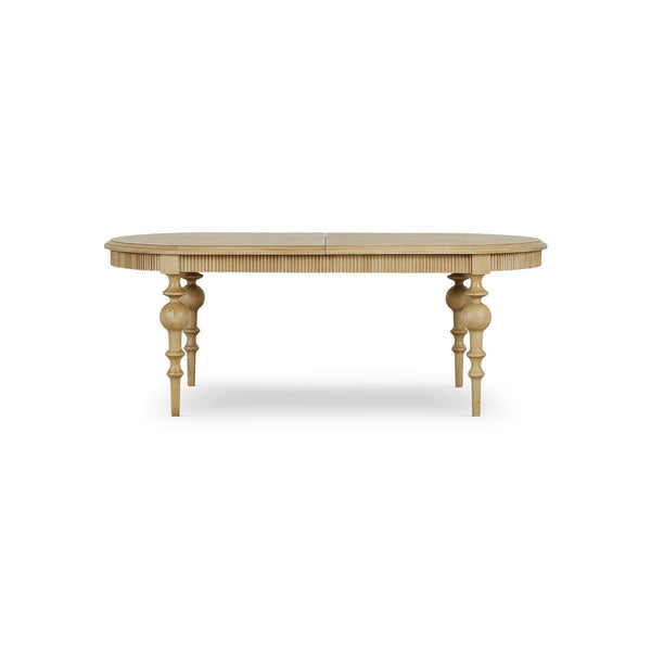 Bramble Kraton Butterfly Oval Extension Dining Table 80- 102" in Fruitwood-Bramble-Blue Hand Home