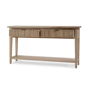 Bramble Kraton Console Table In Sandbar-Bramble-Blue Hand Home