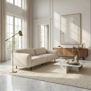 Franklin Sofa, Performance Chenille Fabric-Noir Furniture-Blue Hand Home