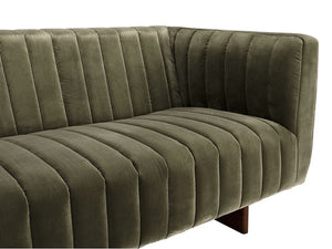 Khann Sofa, Green Performance Velvet-Noir Furniture-Blue Hand Home