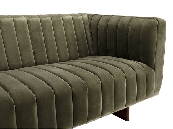 Khann Sofa, Green Performance Velvet-Noir Furniture-Blue Hand Home