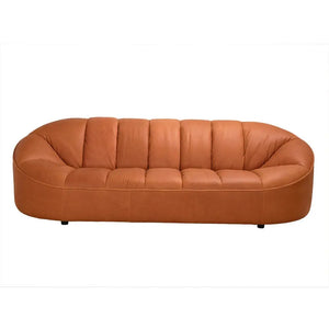 Amadeus Sofa, Roman Red Leather-Noir Furniture-Blue Hand Home