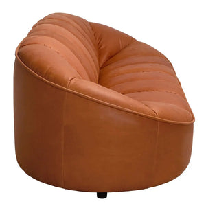 Amadeus Sofa, Roman Red Leather-Noir Furniture-Blue Hand Home