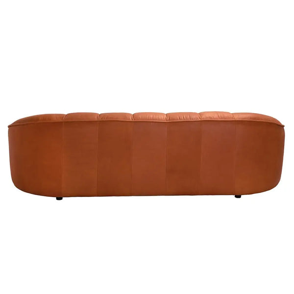 Amadeus Sofa, Roman Red Leather-Noir Furniture-Blue Hand Home
