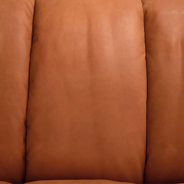 Amadeus Sofa, Roman Red Leather-Noir Furniture-Blue Hand Home