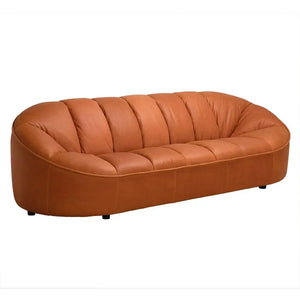 Amadeus Sofa, Roman Red Leather-Noir Furniture-Blue Hand Home