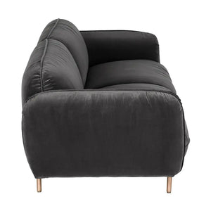 Franklin Sofa, Grey Velvet-Noir Furniture-Blue Hand Home