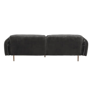 Franklin Sofa, Grey Velvet-Noir Furniture-Blue Hand Home