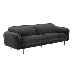 Franklin Sofa, Grey Velvet-Noir Furniture-Blue Hand Home