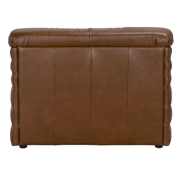 BANDERA SOFA, 1A, Roche Tan Leather-Noir Furniture-Blue Hand Home