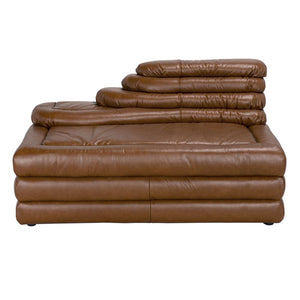 BANDERA SOFA, CL, Roche Tan Leather-Noir Furniture-Blue Hand Home