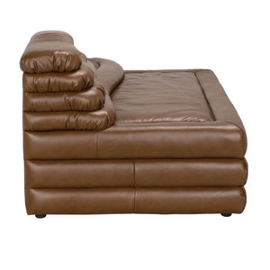 BANDERA SOFA, CR, Roche Tan Leather-Noir Furniture-Blue Hand Home