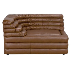 BANDERA SOFA, L, Roche Tan Leather-Noir Furniture-Blue Hand Home