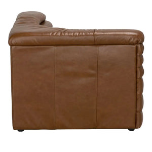 BANDERA SOFA, L, Roche Tan Leather-Noir Furniture-Blue Hand Home