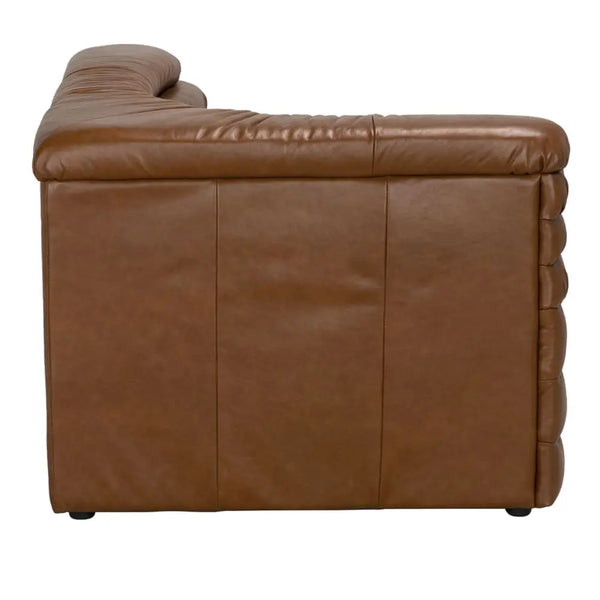 BANDERA SOFA, L, Roche Tan Leather-Noir Furniture-Blue Hand Home