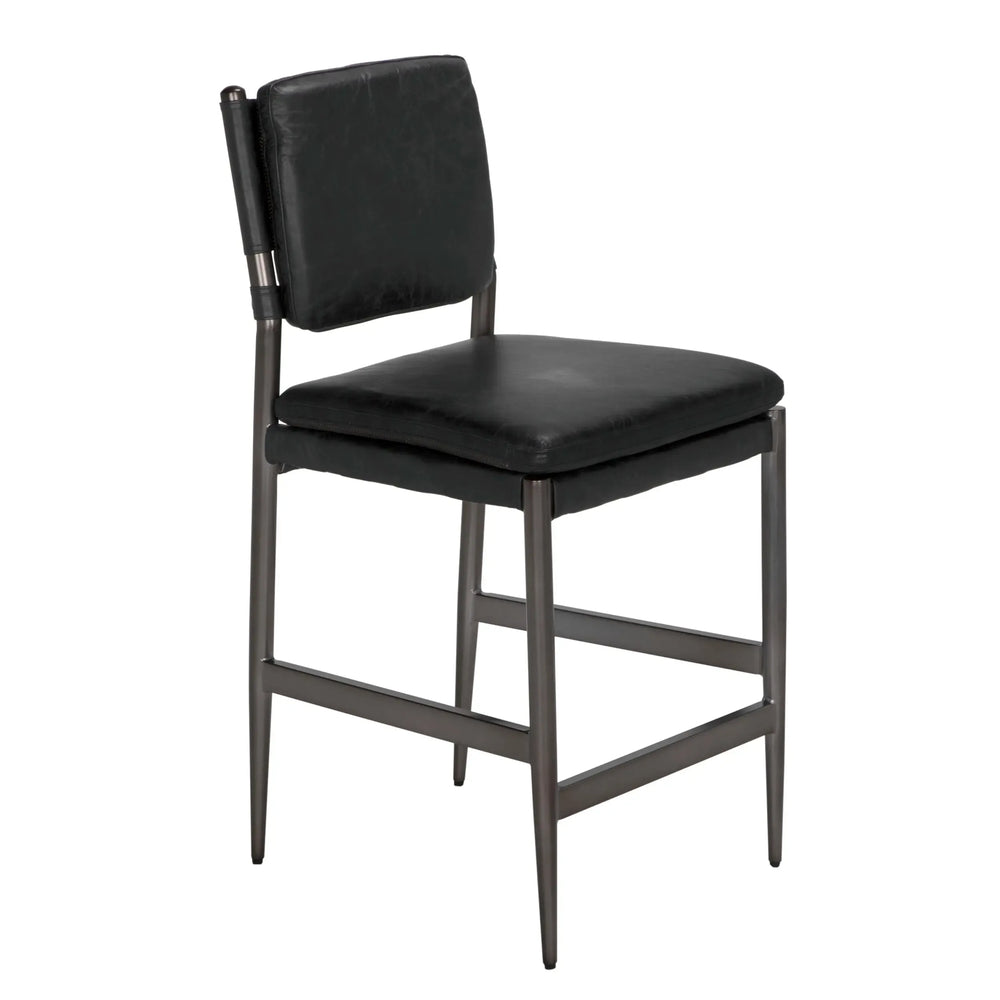Wooster Counter Chair-Blue Hand Home