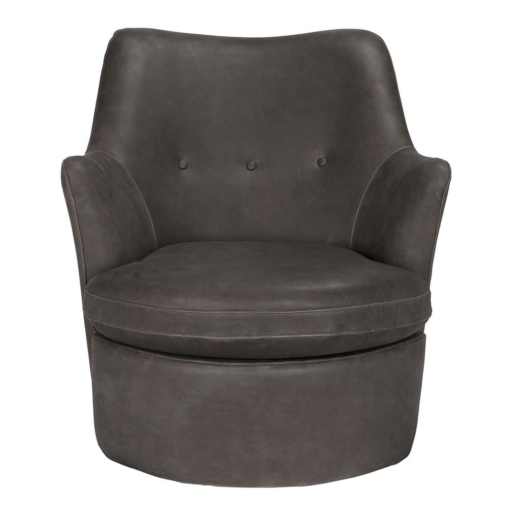 Hotchkiss Swivel Arm Chair-Blue Hand Home