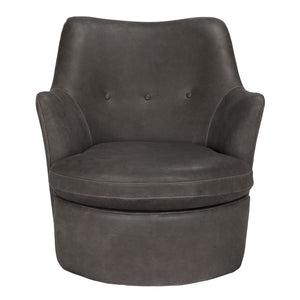 Hotchkiss Swivel Arm Chair-Blue Hand Home