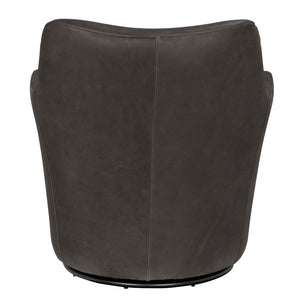 Hotchkiss Swivel Arm Chair-Blue Hand Home