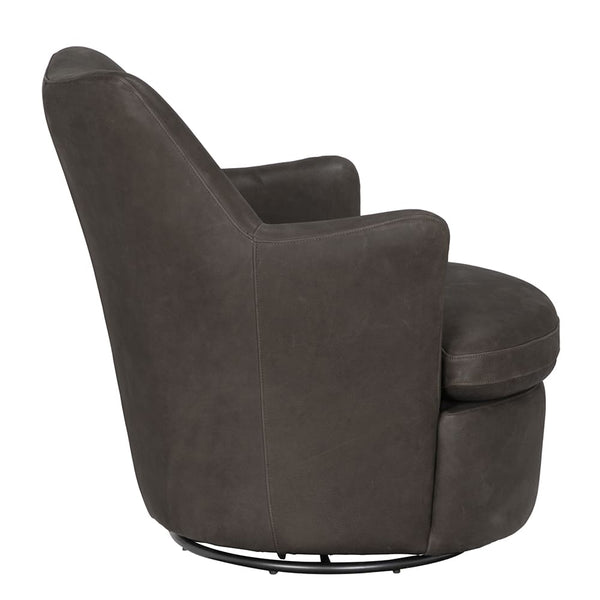 Hotchkiss Swivel Arm Chair-Blue Hand Home