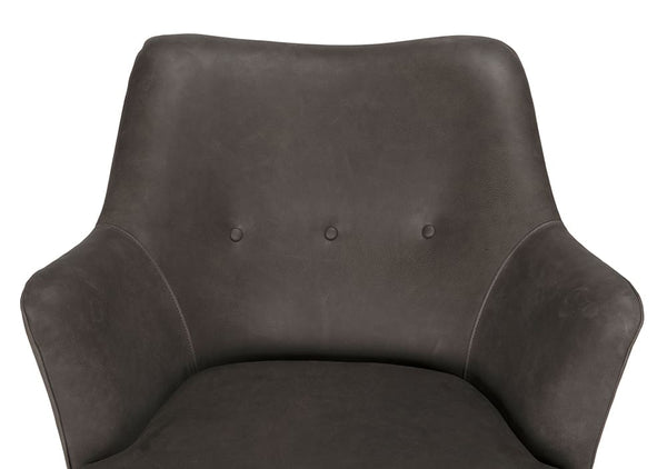 Hotchkiss Swivel Arm Chair-Blue Hand Home