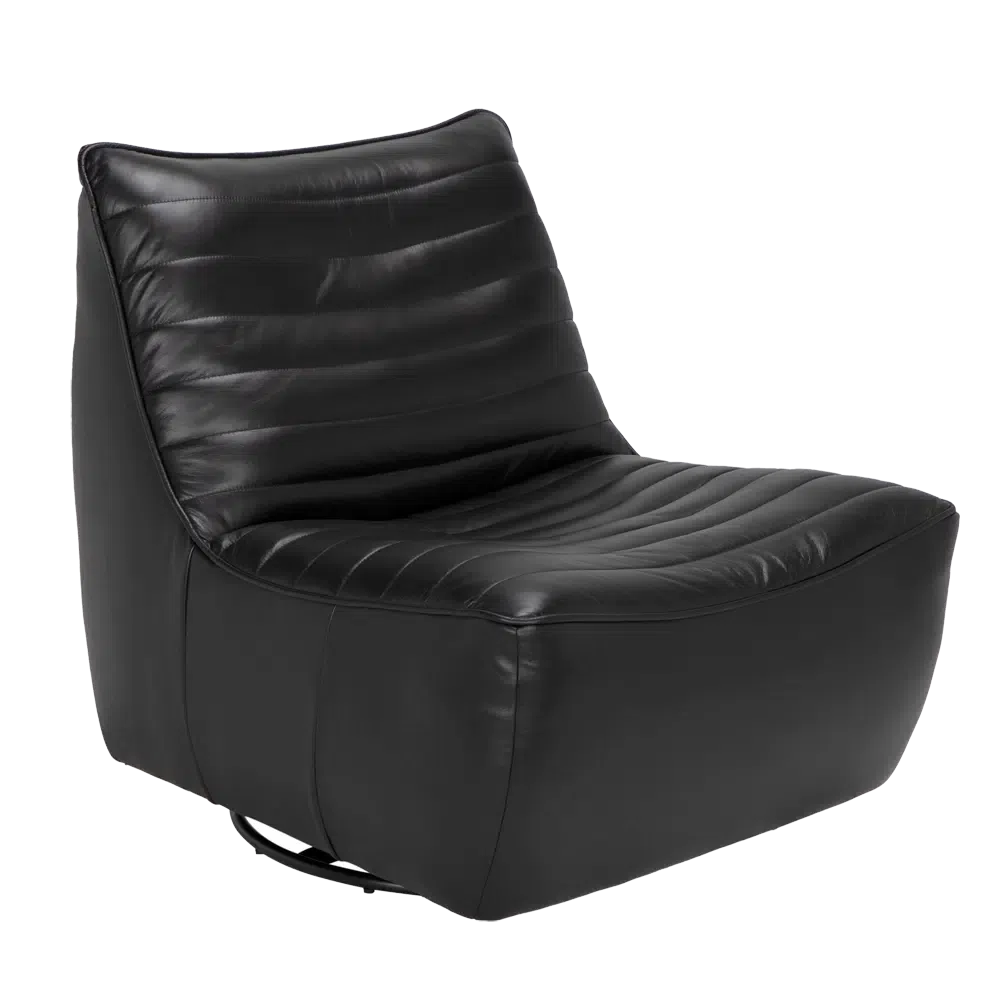Mcclain Swivel Single Sofa by Noir-Blue Hand Home