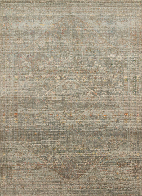 Magnolia Home by Joanna Gaines x Loloi Linnea Rug - Taupe / Mist-Blue Hand Home