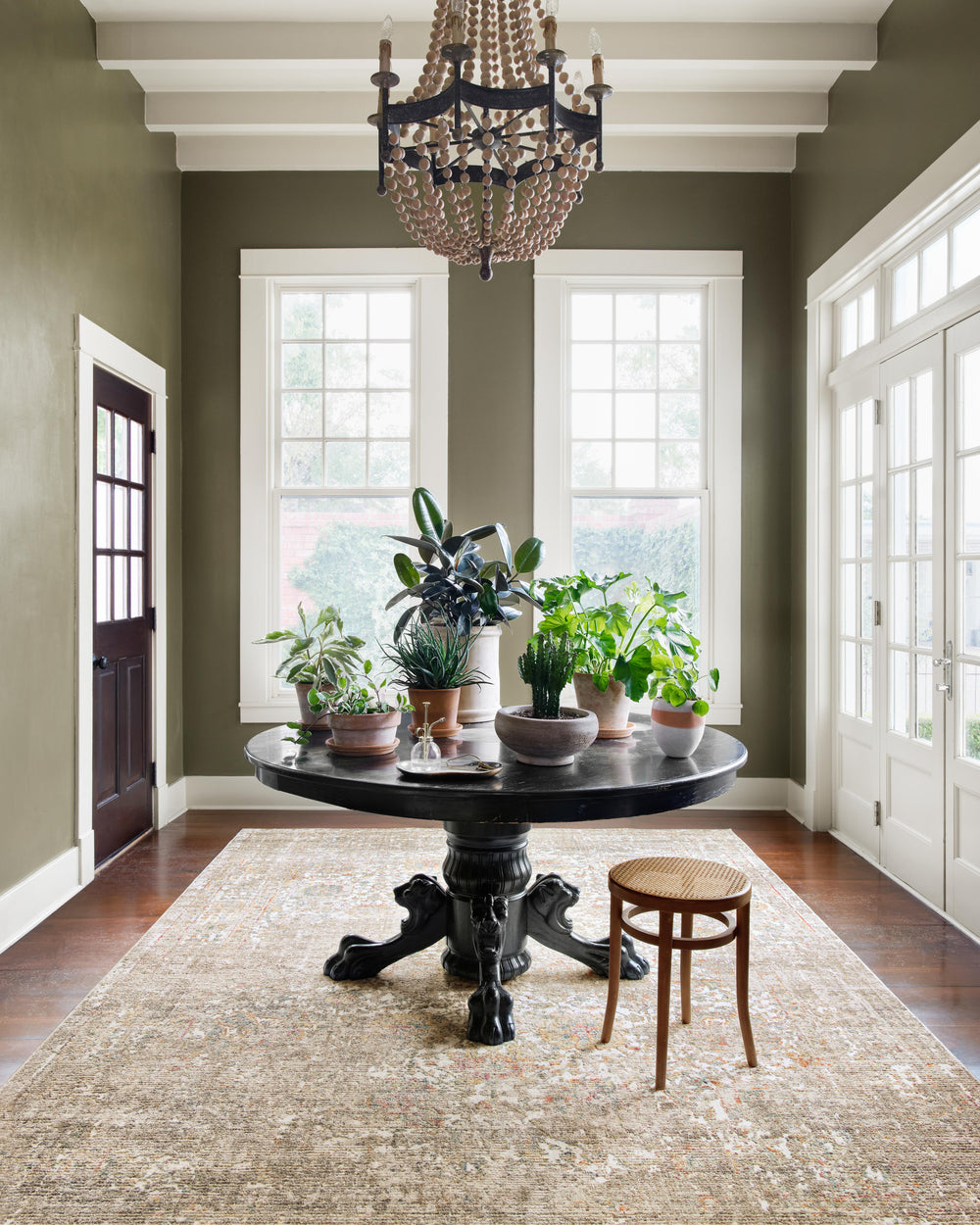 Magnolia Home by Joanna Gaines x Loloi Linnea Rug - Multi / Taupe-Blue Hand Home