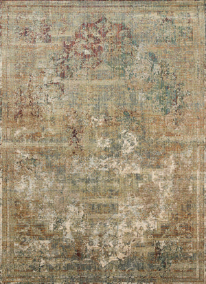 Magnolia Home by Joanna Gaines x Loloi Linnea Rug - Multi / Ivory-Blue Hand Home