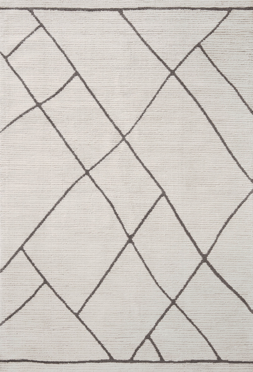 Magnolia Home by Joanna Gaines x Loloi Logan Rug - Ivory / Charcoal-Blue Hand Home
