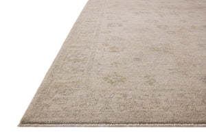 Chris Loves Julia x Loloi Louisa Rugs - Oatmeal / Stone-Blue Hand Home