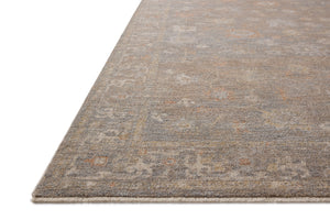 Chris Loves Julia x Loloi Louisa Rugs - Stone / Multi-Blue Hand Home
