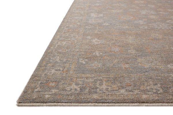 Chris Loves Julia x Loloi Louisa Rugs - Stone / Multi-Blue Hand Home