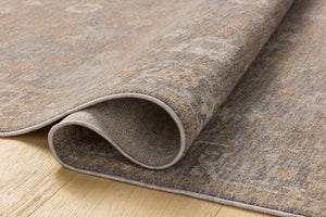 Chris Loves Julia x Loloi Louisa Rugs - Stone / Multi-Blue Hand Home