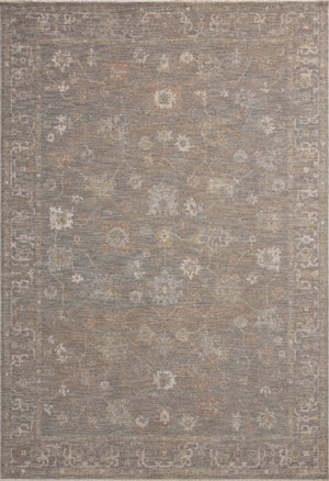 Chris Loves Julia x Loloi Louisa Rugs - Stone / Multi-Blue Hand Home