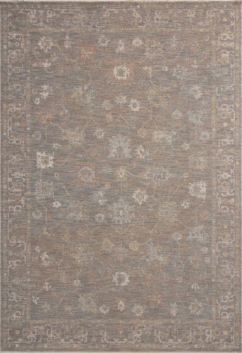 Chris Loves Julia x Loloi Louisa Rugs - Stone / Multi-Blue Hand Home