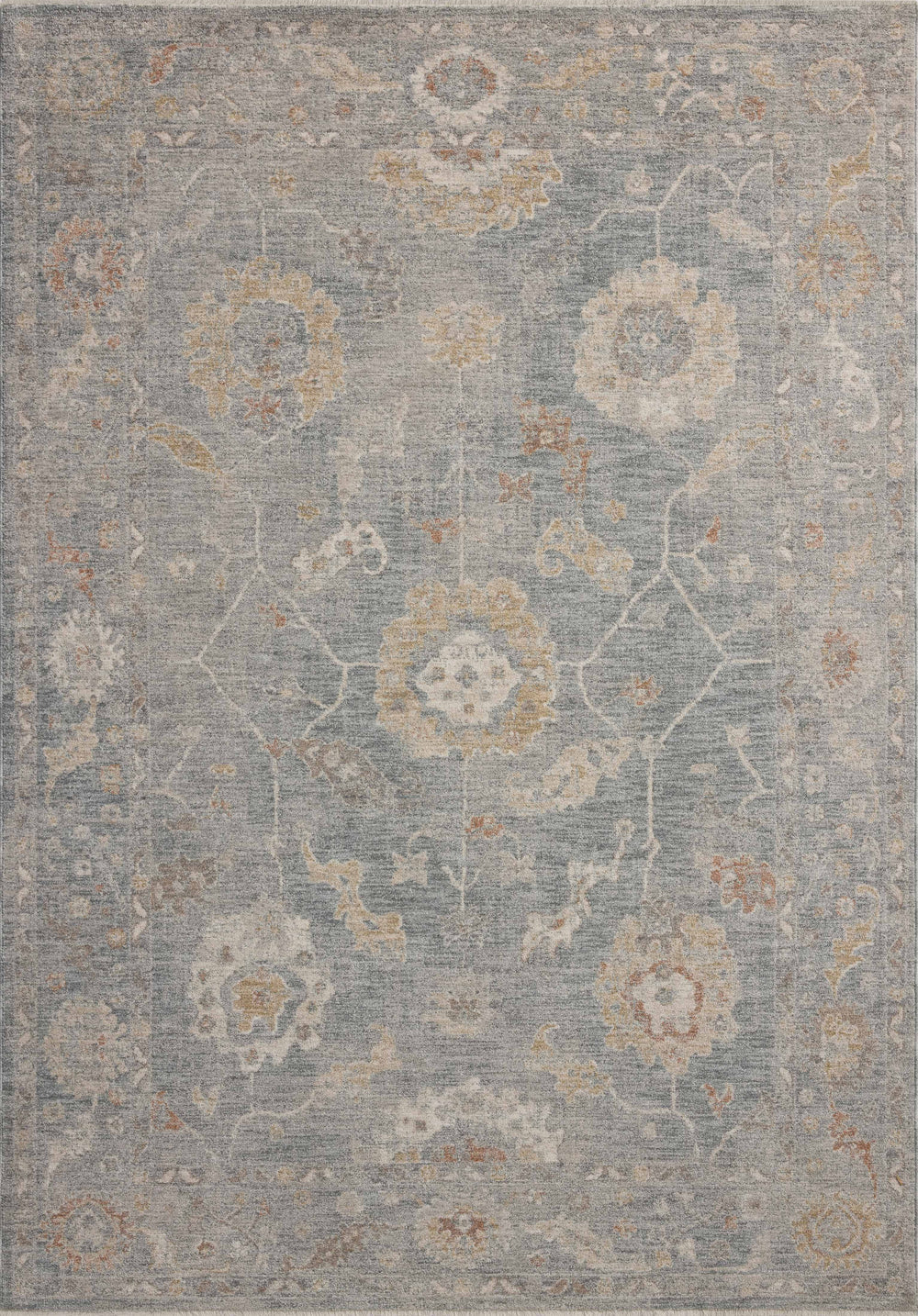 Chris Loves Julia x Loloi Louisa Rugs - Ocean Sunset-Blue Hand Home