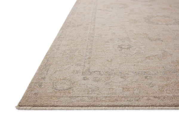 Chris Loves Julia x Loloi Louisa Rugs - Oatmeal / Slate-Blue Hand Home