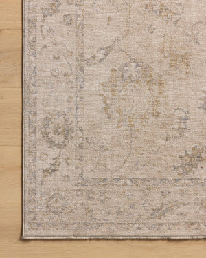 Chris Loves Julia x Loloi Louisa Rugs - Oatmeal / Slate-Blue Hand Home