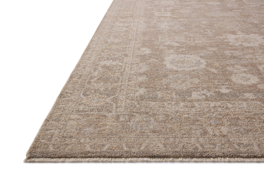 Chris Loves Julia x Loloi Louisa Rugs - Taupe / Ivory-Blue Hand Home