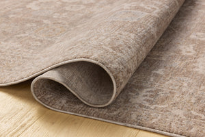 Chris Loves Julia x Loloi Louisa Rugs - Taupe / Ivory-Blue Hand Home