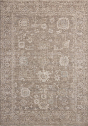 Chris Loves Julia x Loloi Louisa Rugs - Taupe / Ivory-Blue Hand Home