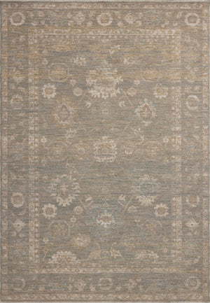 Chris Loves Julia x Loloi Louisa Rugs - Lagoon / Ivory-Blue Hand Home