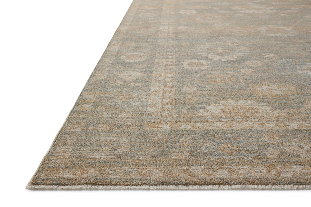 Chris Loves Julia x Loloi Louisa Rugs - Lagoon / Ivory-Blue Hand Home