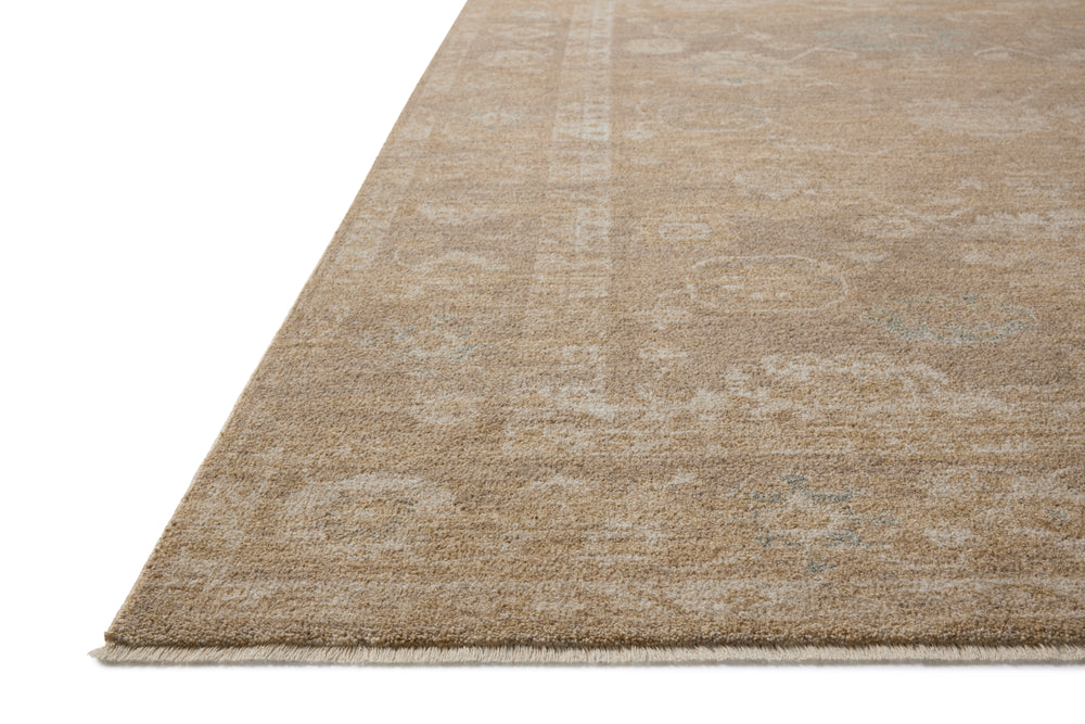 Chris Loves Julia x Loloi Louisa Rugs - Taupe / Gold-Blue Hand Home