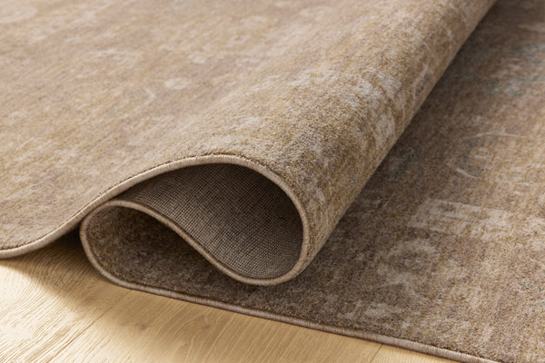 Chris Loves Julia x Loloi Louisa Rugs - Taupe / Gold-Blue Hand Home